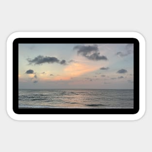 Sunrise picture from Outer Banks Sticker